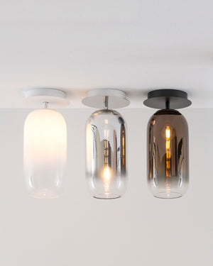 Glass Oblong Ceiling Light | Gople