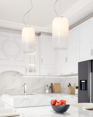 Glass Oblong Pendant Light | Gople