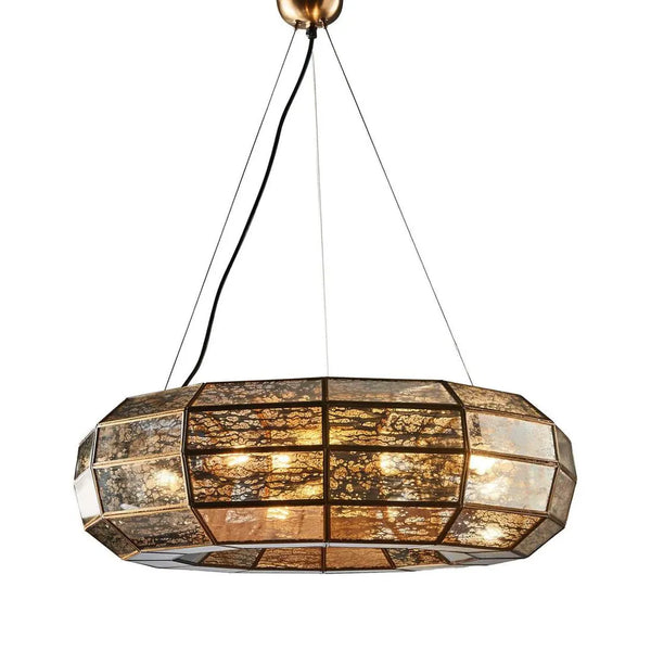 Hamptons Brass Donut Pendant Light