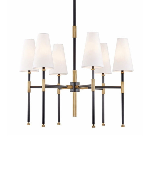 6 Light / Aged Old Bronze