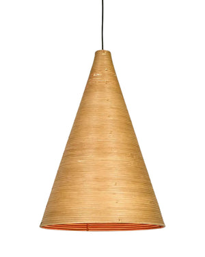 Hand Woven Rattan Conical Pendant | Assorted Sizes
