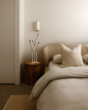 Handmade Ceramic Indented Wall Light | Day | Lighting Collective