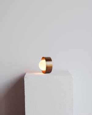 Framed Orb Wall Light | Small | Old Brass | Lighting Collective