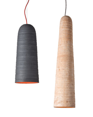 Italian Ceramic Cone Pendant Light | Extra Large and Large Sizes