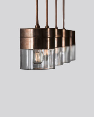 Italian Industrial Suspended Pendant