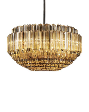 Italian Luxury Circular Glass Chandelier