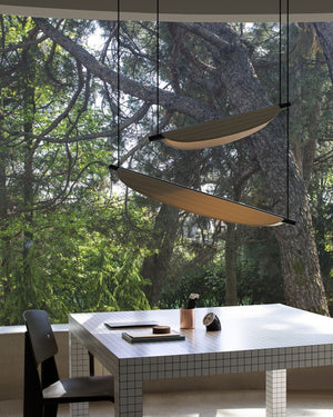 Italian Organic Leaf Suspended Pendant | Lighting Collective