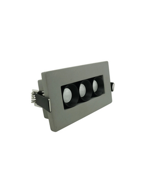 Modern 3 LED Recessed Downlight Cement | Lighting Collective 