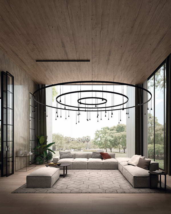 Circular Drop Bell Pendant | Void Filler
