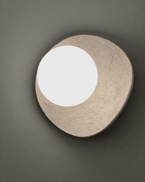 Textured Ceramic Wall Light | Petal