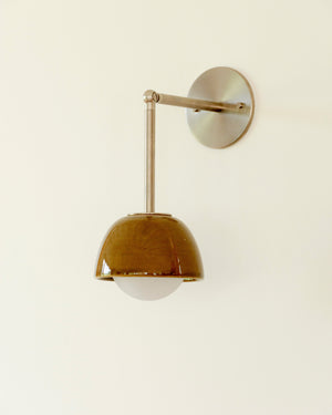  Extended Ceramic Dome Wall Light 