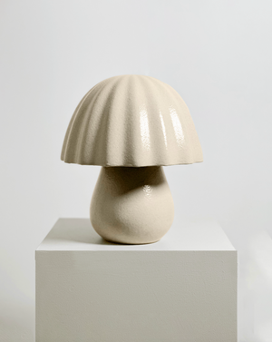 Ceramic Table Lamp, in sand finish, Robert Gordon, lighting collective