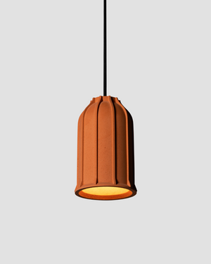 Cast Earth U Pendant Earth Orange