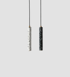 Terrazzo Tube Pendant Light | Bentu
