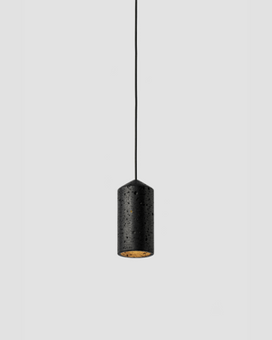 Lava Stone Organic Cylindrical Pendant | Buzao