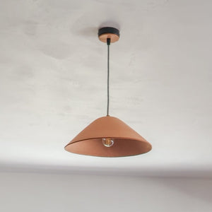 Leather Pendant Light Natural | Loop