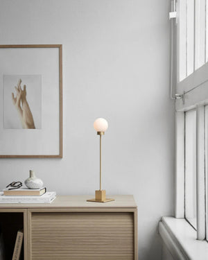Mid-Century Modern Orb Table Lamp