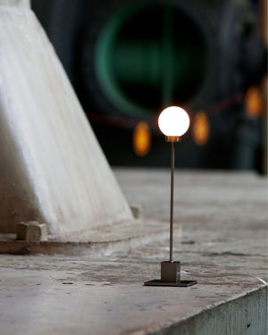 Mid-Century Modern Orb Table Lamp
