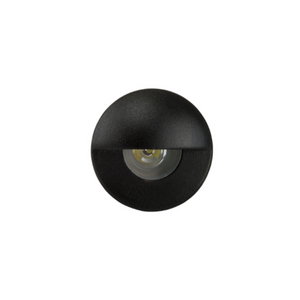 Mini Recessed Low Voltage Eyelid Step Light | Black | SALE