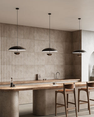 Minimalist Suspended Dome Pendant