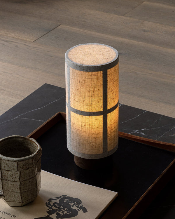 Minimalist Linen Lantern Portable Lamp | Hashira