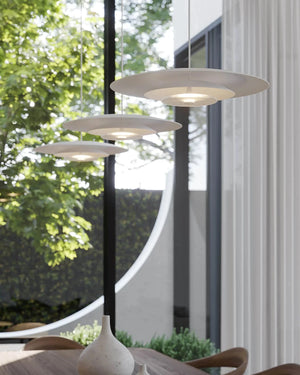 Minimalistic Double Wide Dome Pendant