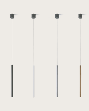 Minimalistic Metallic Rod Pendant