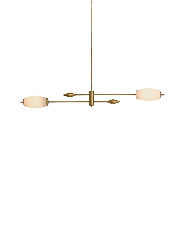 2-Arm / Antique Brass