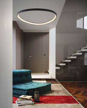 Modern Metal Ring Pendant