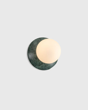 Natural Stone Orb Wall Light