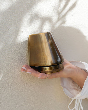 Nautical Inspired Exterior Wall Light Brass | Lighting Collective