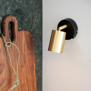 Nordic Adjustable Wall Light | Brass | Lighting Collective