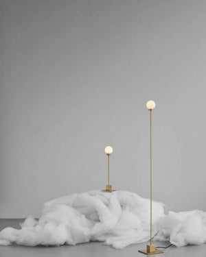 Nordic Sleek Glass Ball Floor Lamp