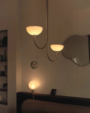 Onyx Stone Asymmetrical Pendant | Aurelia