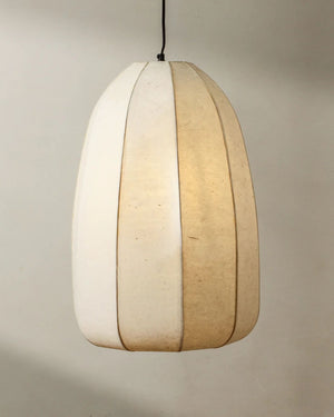 Organic Semi-Sheer Tall Paper Pendant | Lighting Collective