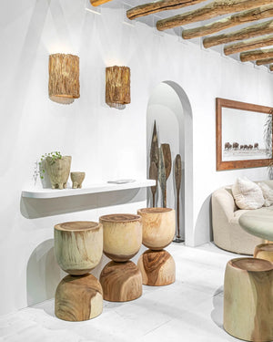 Organic Banana Leaf Wall Sconce | Irie | Lighting Collective | Wall Lights in Living Area