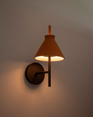 Organic Clay Cone Wall Light | Totana