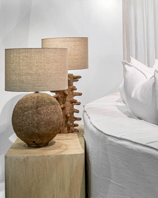 Organic Spherical Table Lamp | Sabi