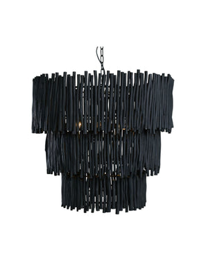 Organic Wooden Tiered Pendant