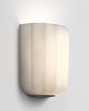 Pleated Glass Wall Sconce_LightingCollective
