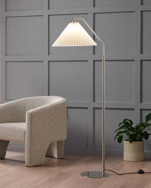Pleated Cotton Shade Floor Lamp | Lighting Collective 