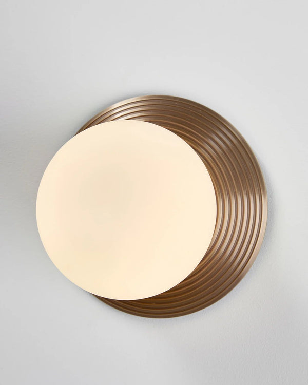 Ridged Antique Brass
