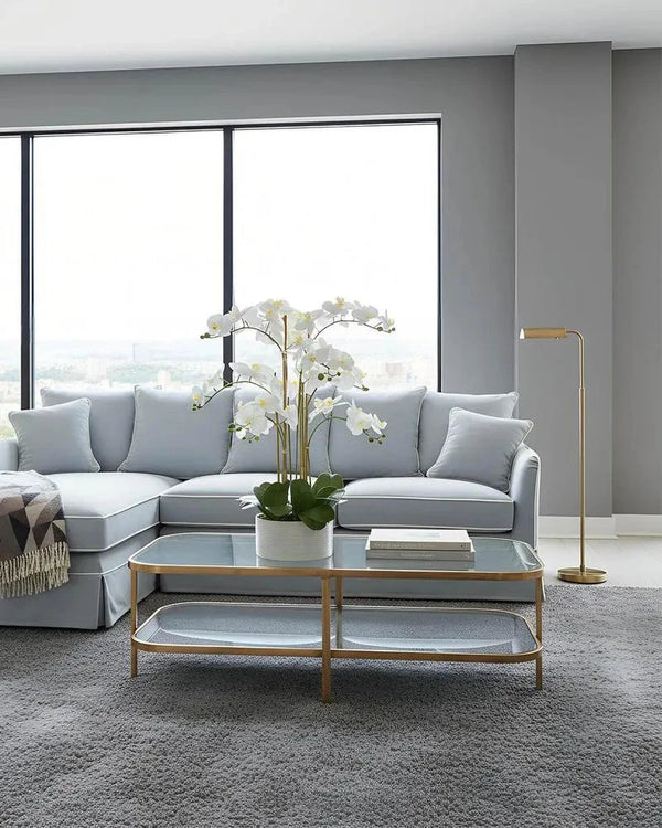 Readers Antique Brass Floor Lamp