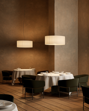 Ribboned Cotton Pendant