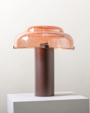 Rippled Glass Column Lamp | Lighting Collective
