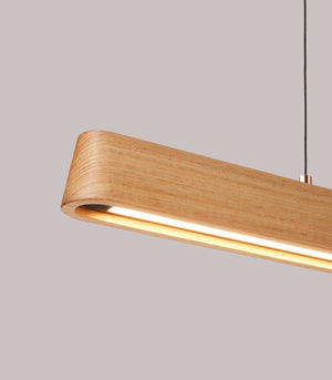 Rounded Edge Custom Timber Linear | Lighting Collective