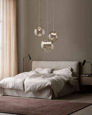 Scandinavian Glass Orb Pendant Light
