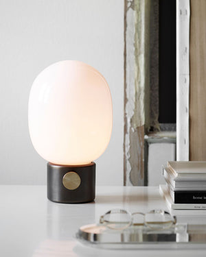Small Scandinavian Oval Table Lamp | JWDA