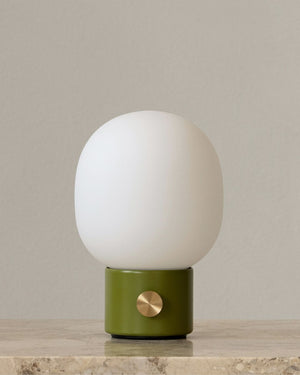 Scandinavian Portable Oval Table Lamp