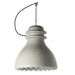 Tuscan Ceramic Spring Pendant | White | Style 2